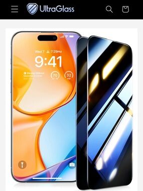 UltraGlass Screen Protector - Black Packaging iPhone 17 Pro Max